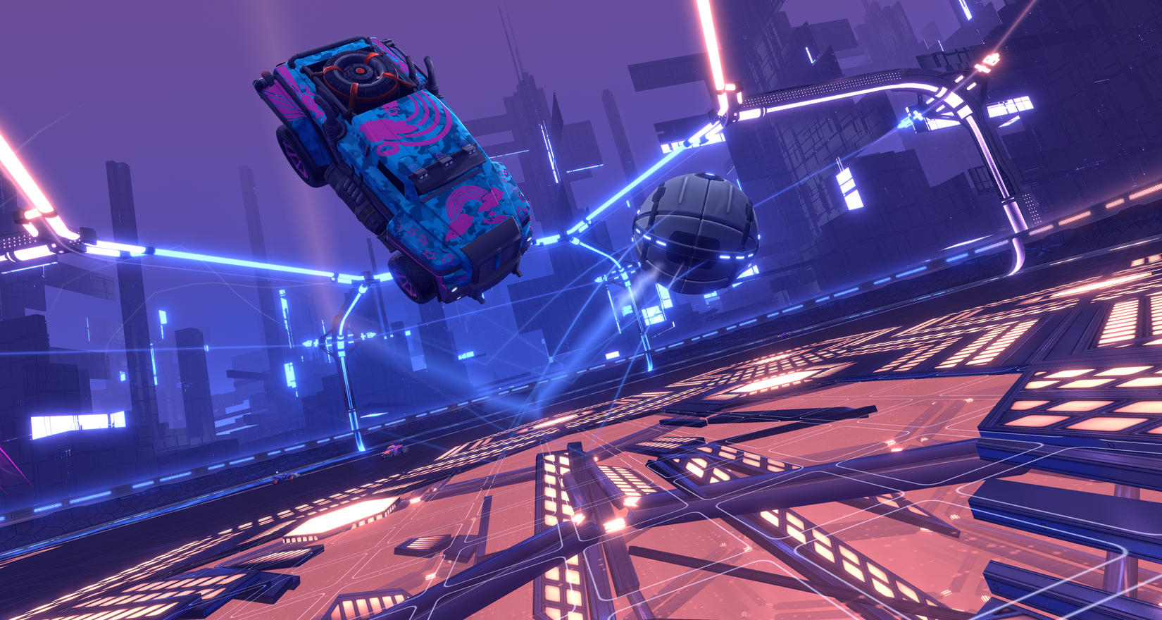 Rocket League : Destroy your opponents in Dropshot mode