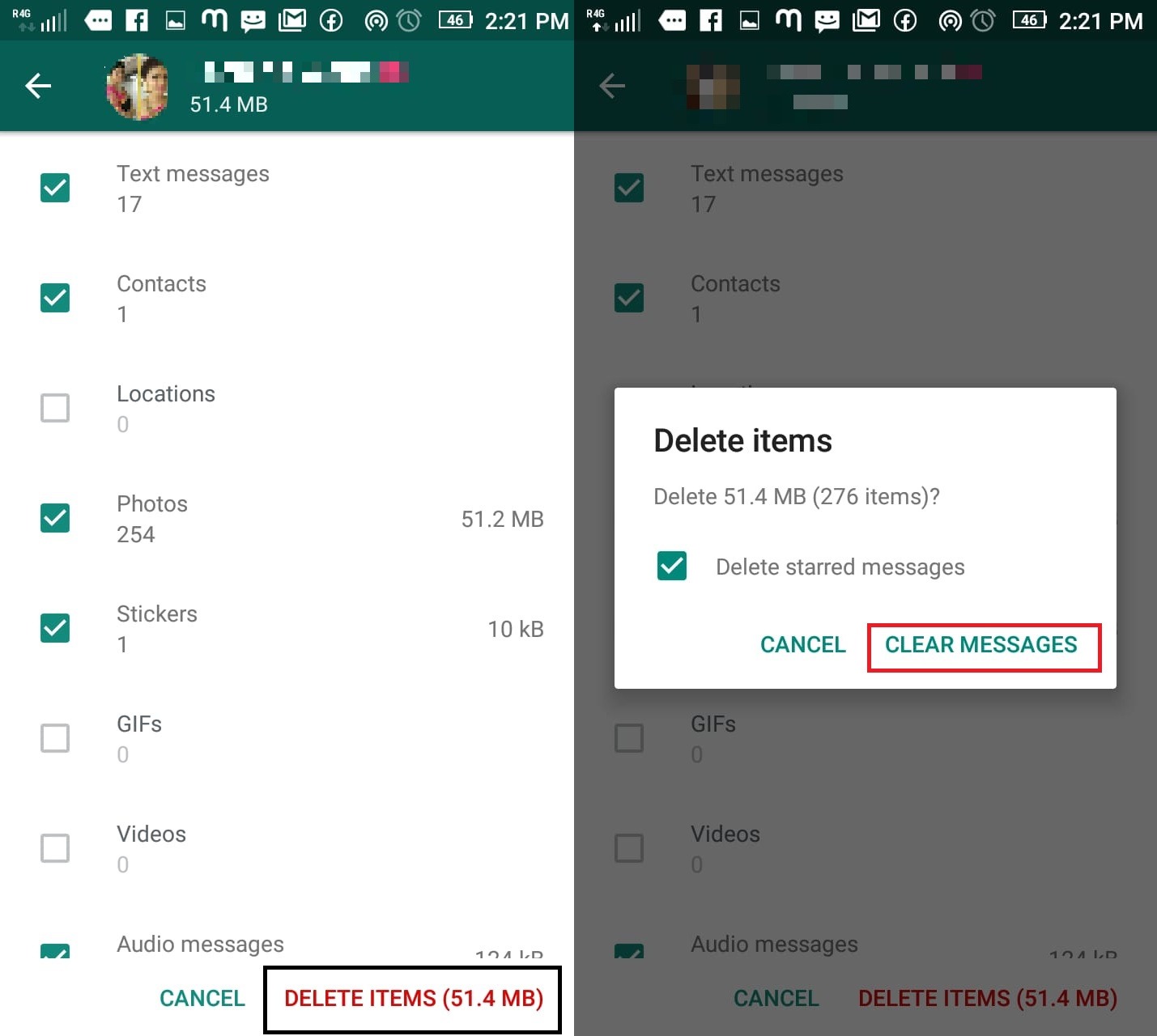 How to Clear WhatsApp storage Android 