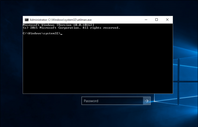 reset windows 10 password command prompt 3